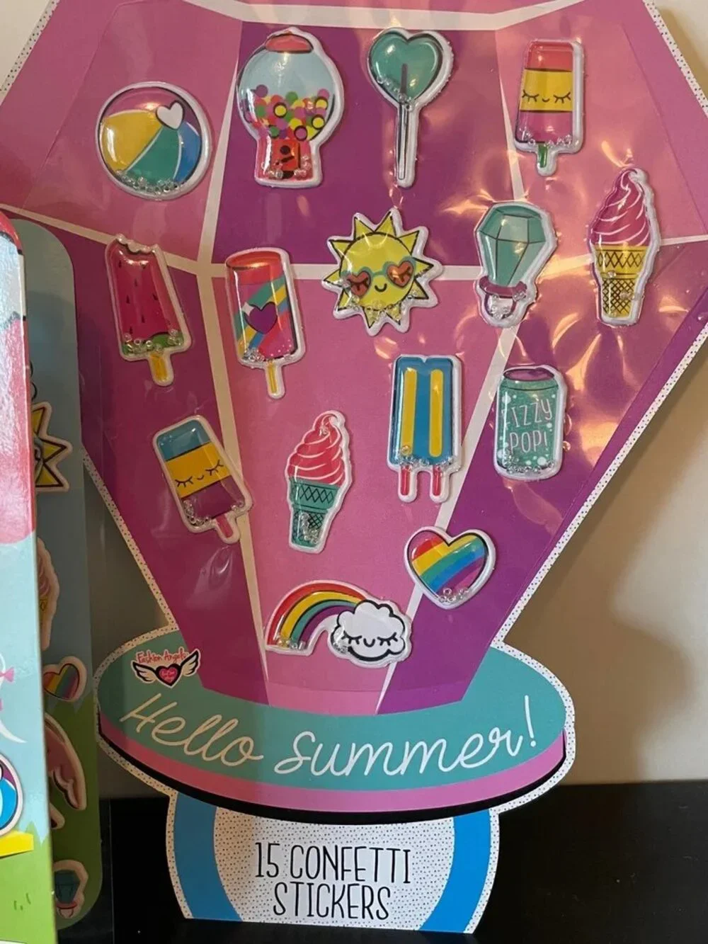 Kids Toys SUMMER Fun Puffy Sticker Activity Book & Stickers Bundle
